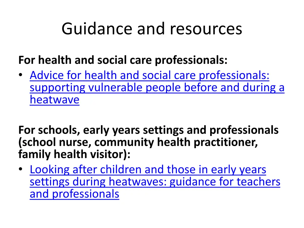 guidance and resources 1