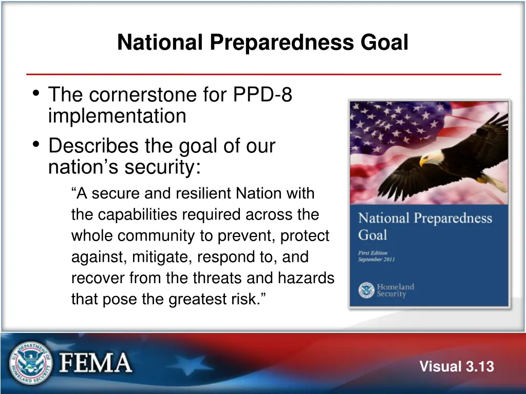 national preparedness goal