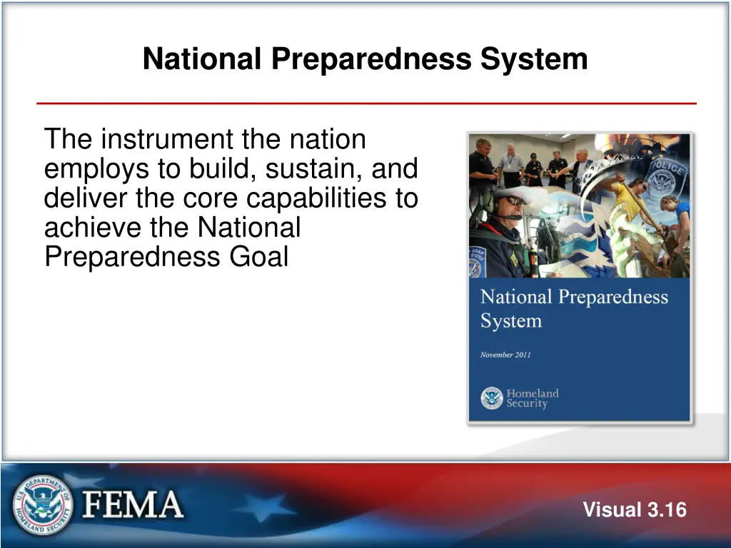 national preparedness system