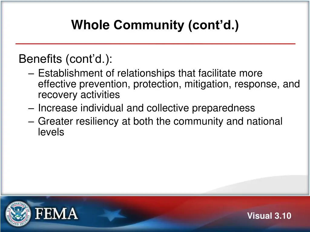 whole community cont d 2