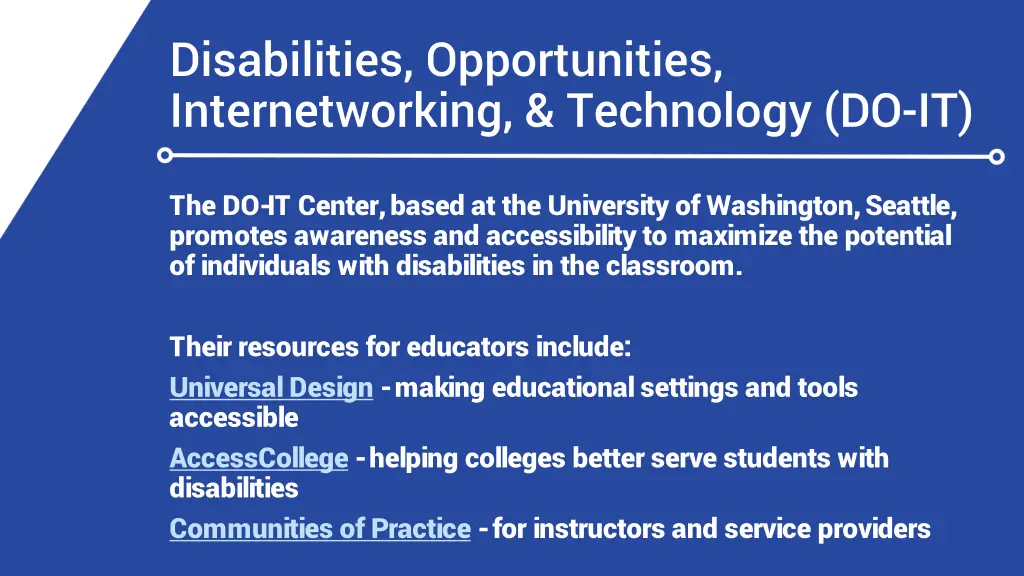 disabilities opportunities internetworking