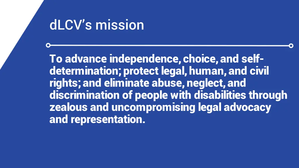 dlcv s mission