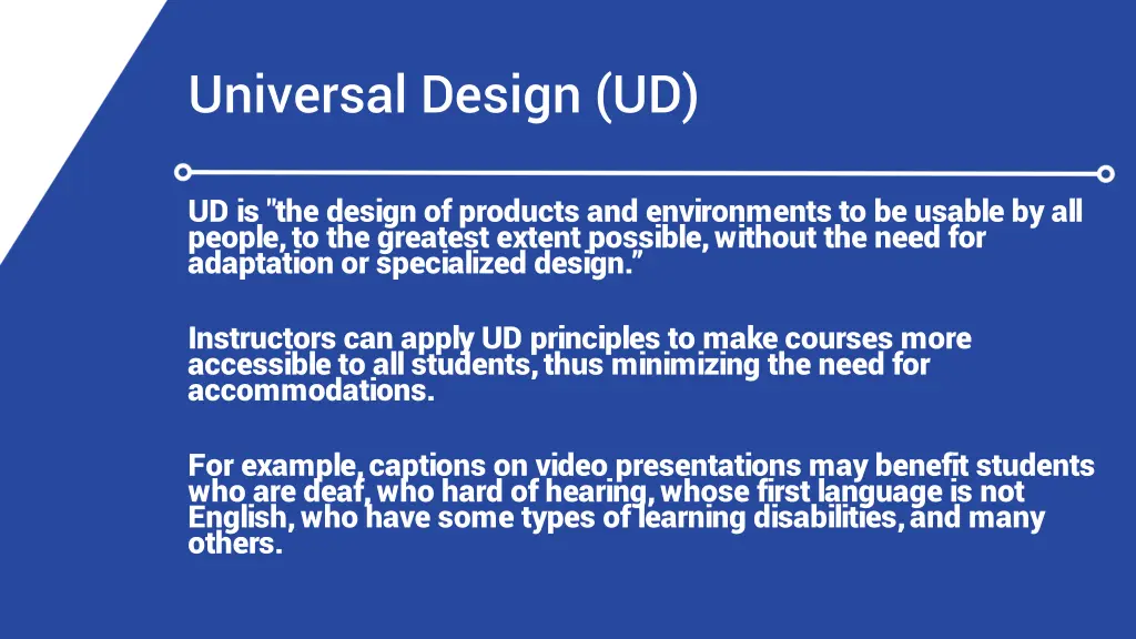 universal design ud