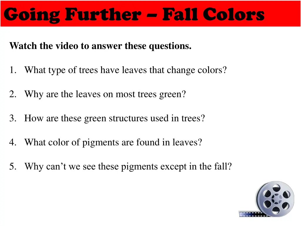 going further fall colors