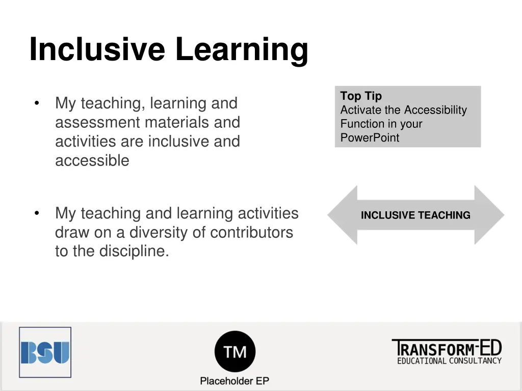 inclusive learning