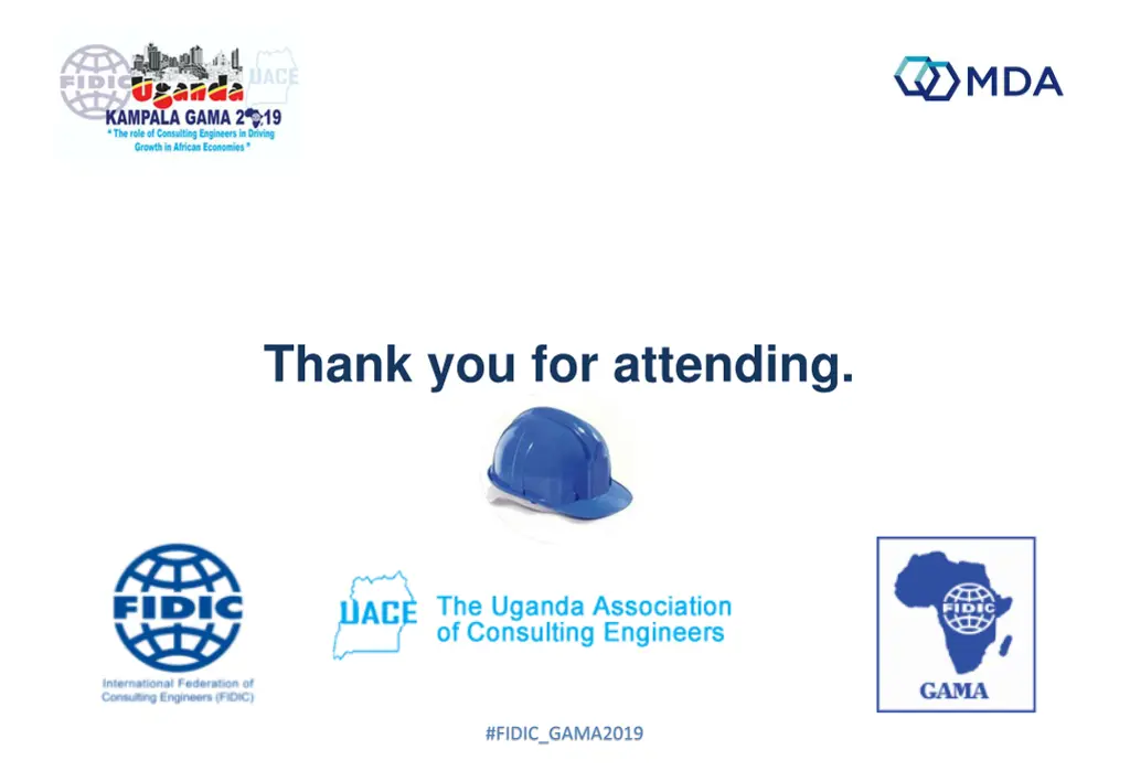 thank you for attending