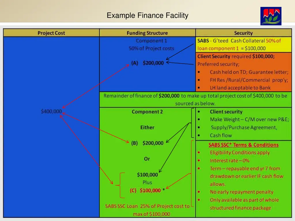 example finance facility