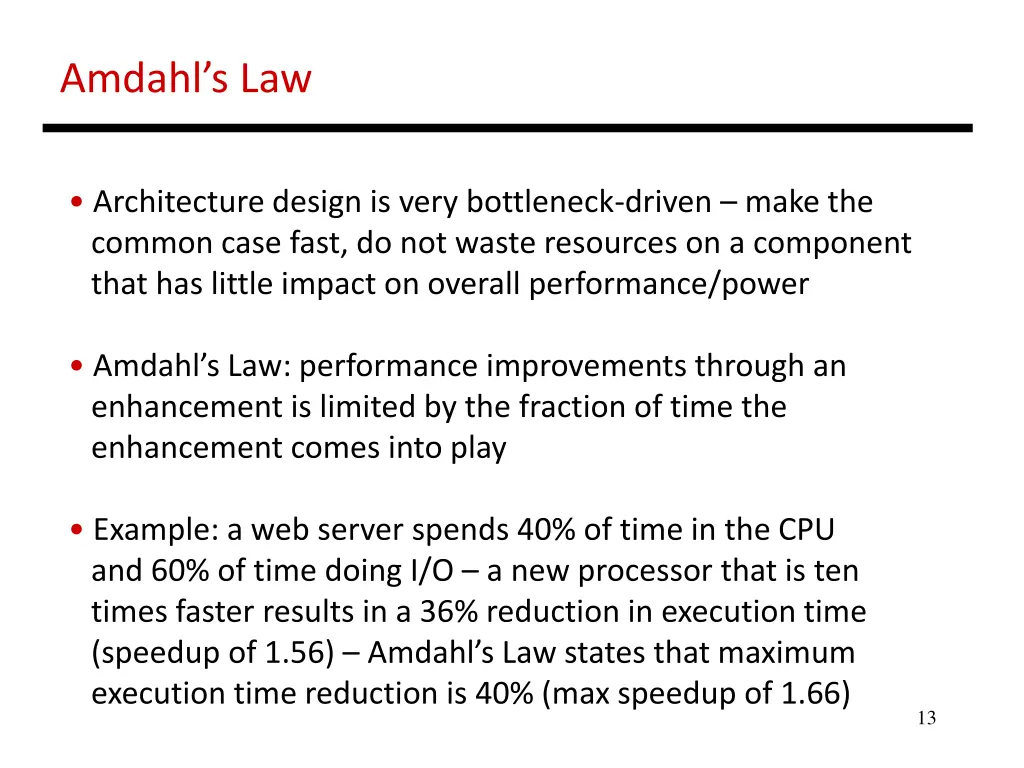 amdahl s law