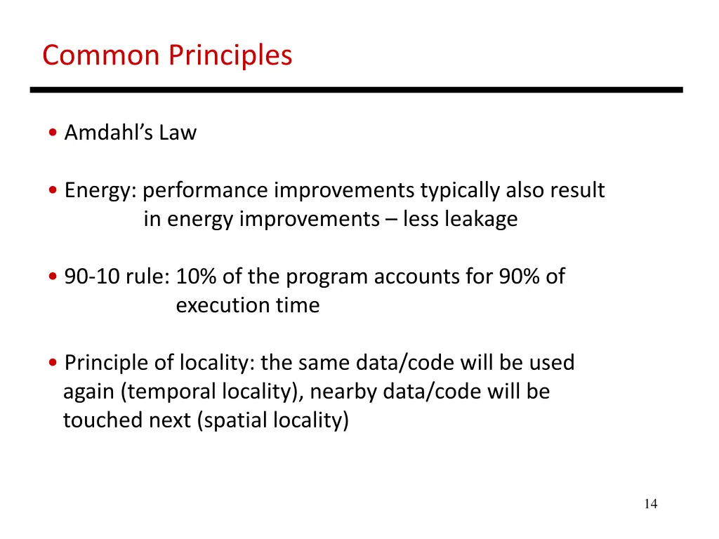 common principles