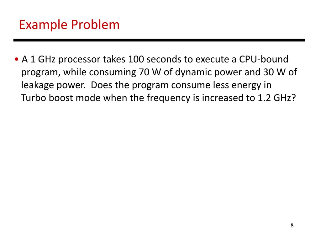 example problem