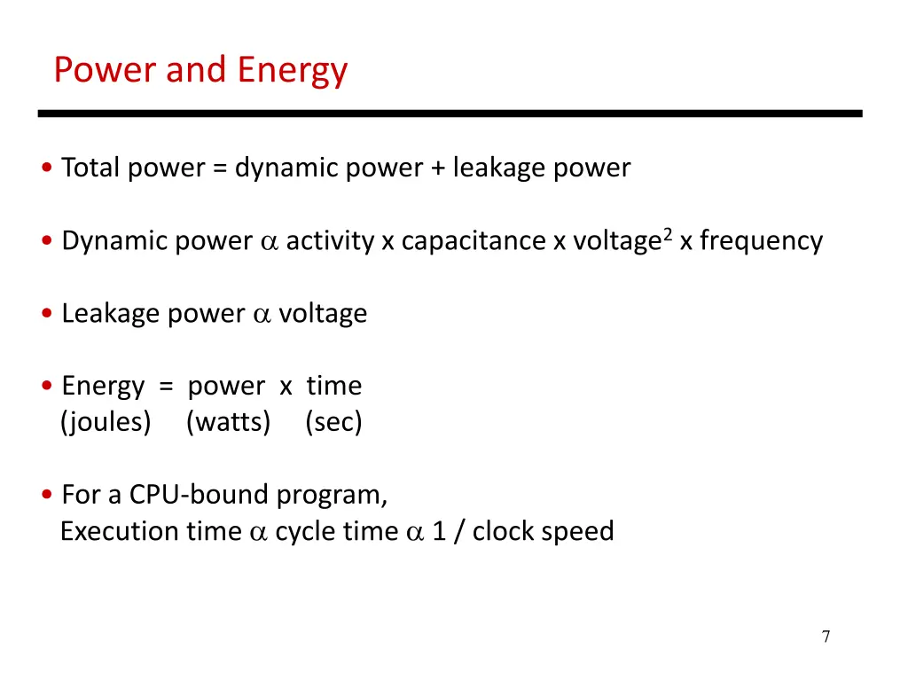 power and energy