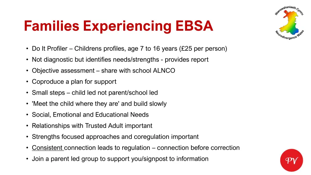families experiencing ebsa