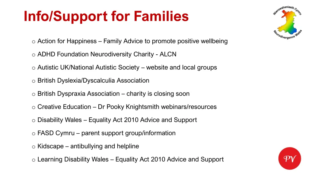 info support for families 1