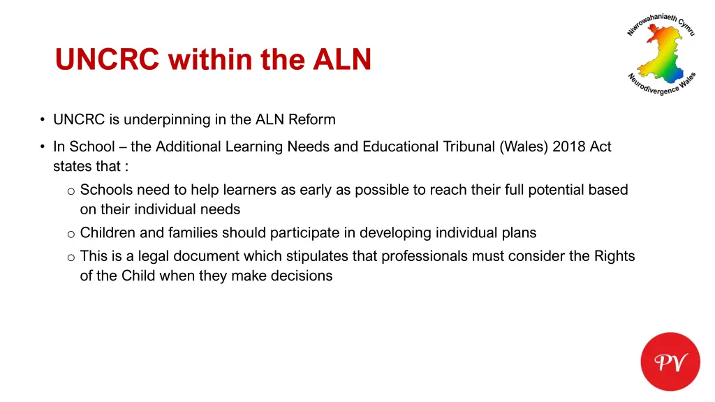uncrc within the aln