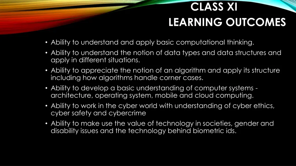 class xi