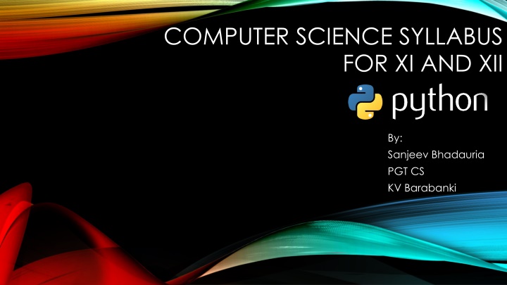 computer science syllabus