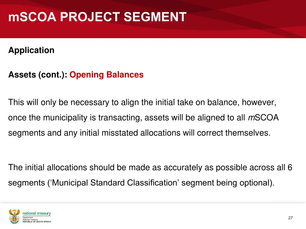 mscoa project segment 24
