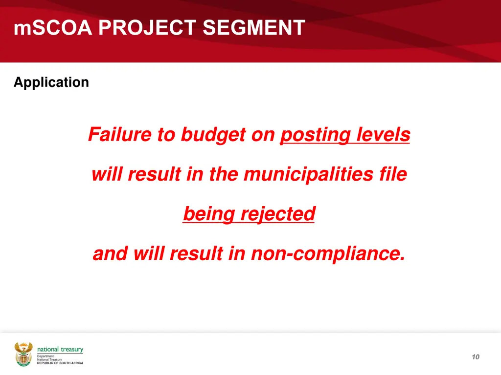 mscoa project segment 7