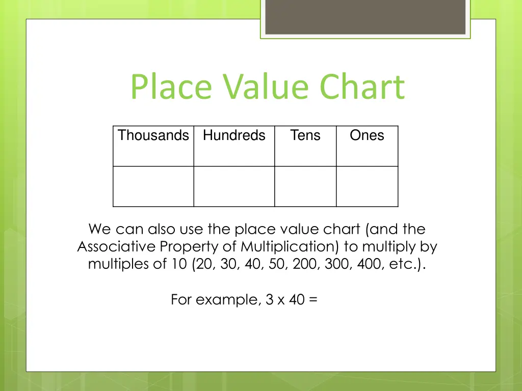 place value chart 4