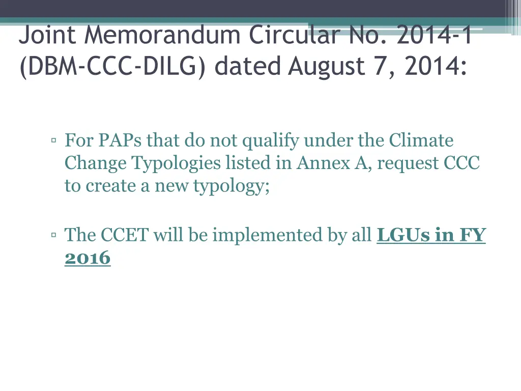 joint memorandum circular no 2014 1 dbm ccc dilg 4