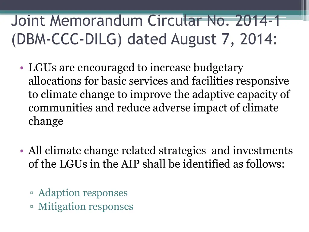 joint memorandum circular no 2014 1 dbm ccc dilg