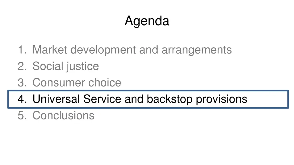 agenda 4