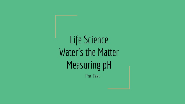 life science water s the matter measuring