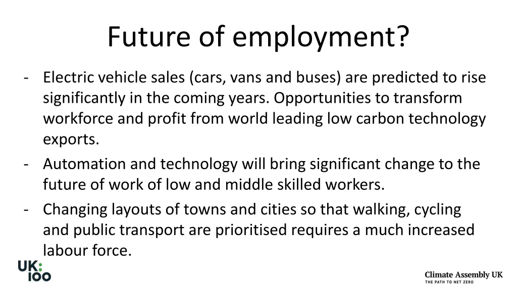 future of employment