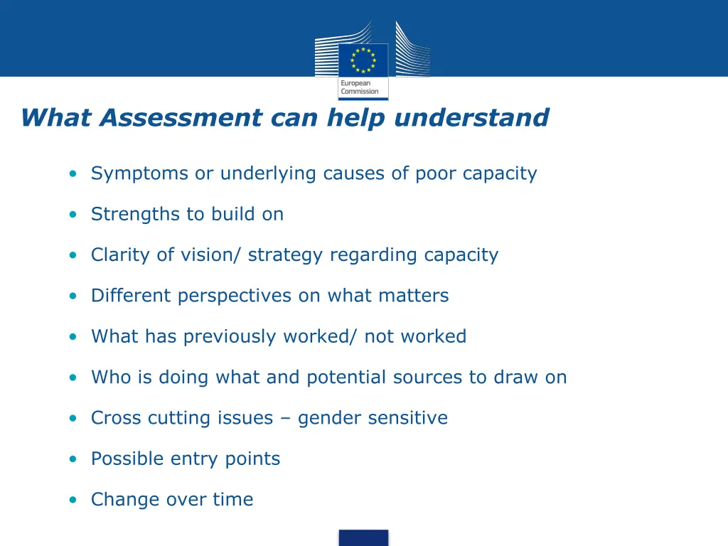what assessment can help understand