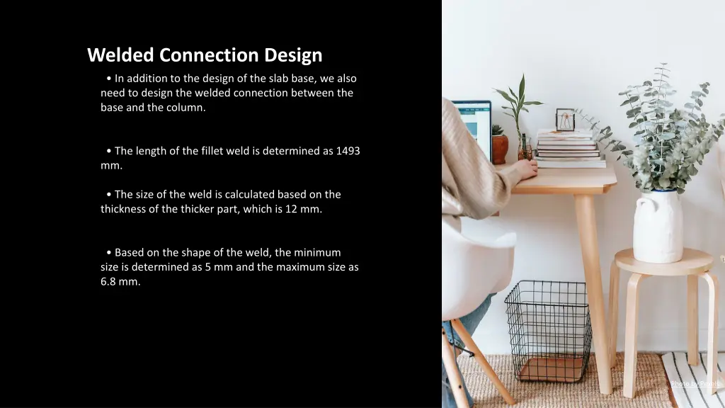 welded connection design