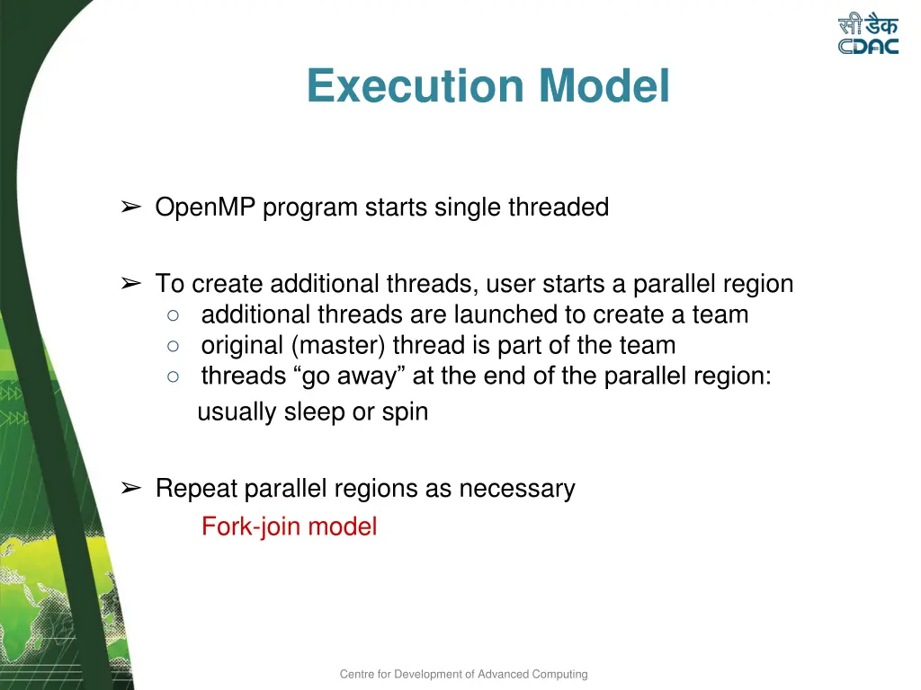 execution model