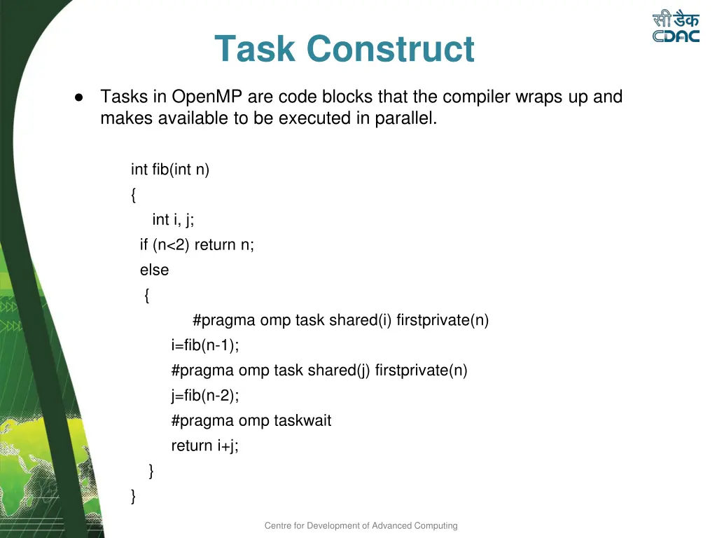 task construct