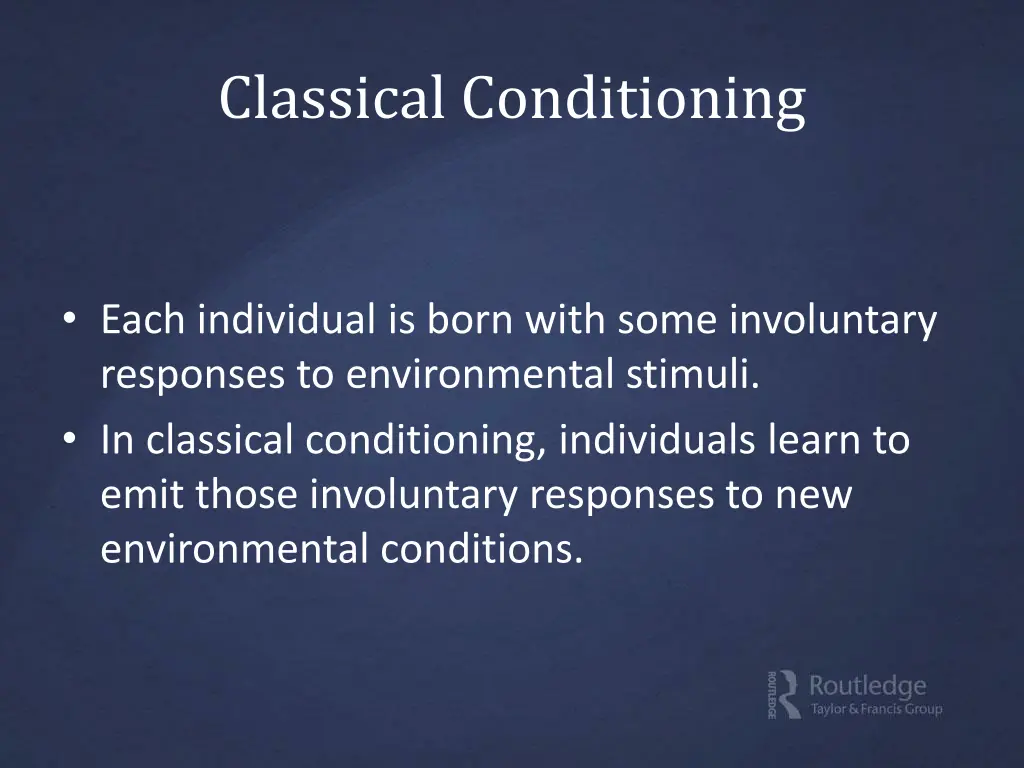 classical conditioning