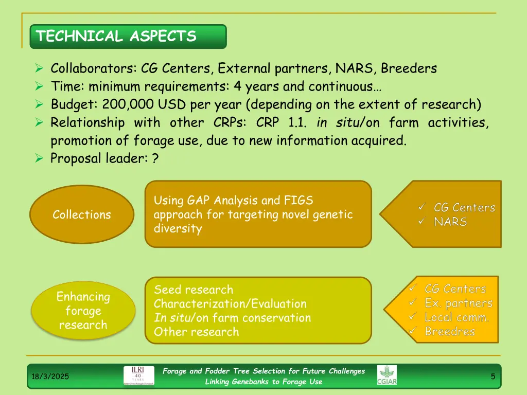 technical aspects