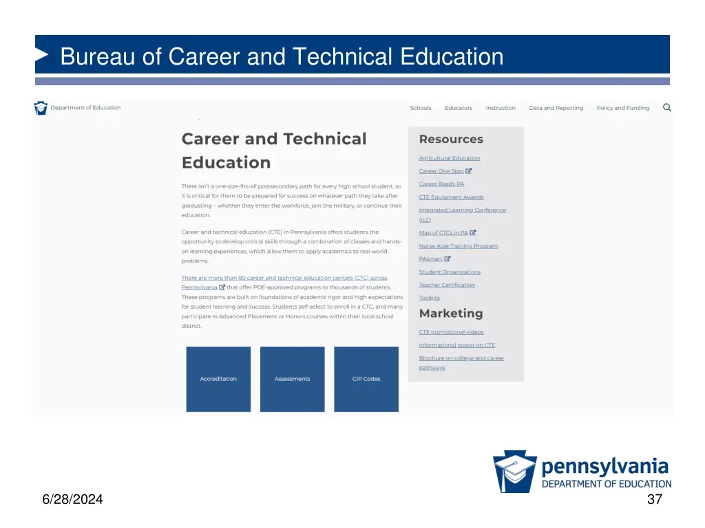 bureau of career and technical education