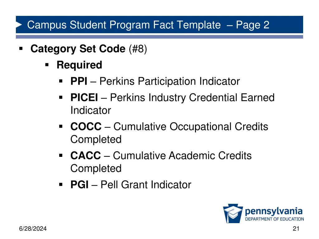 campus student program fact template page 2