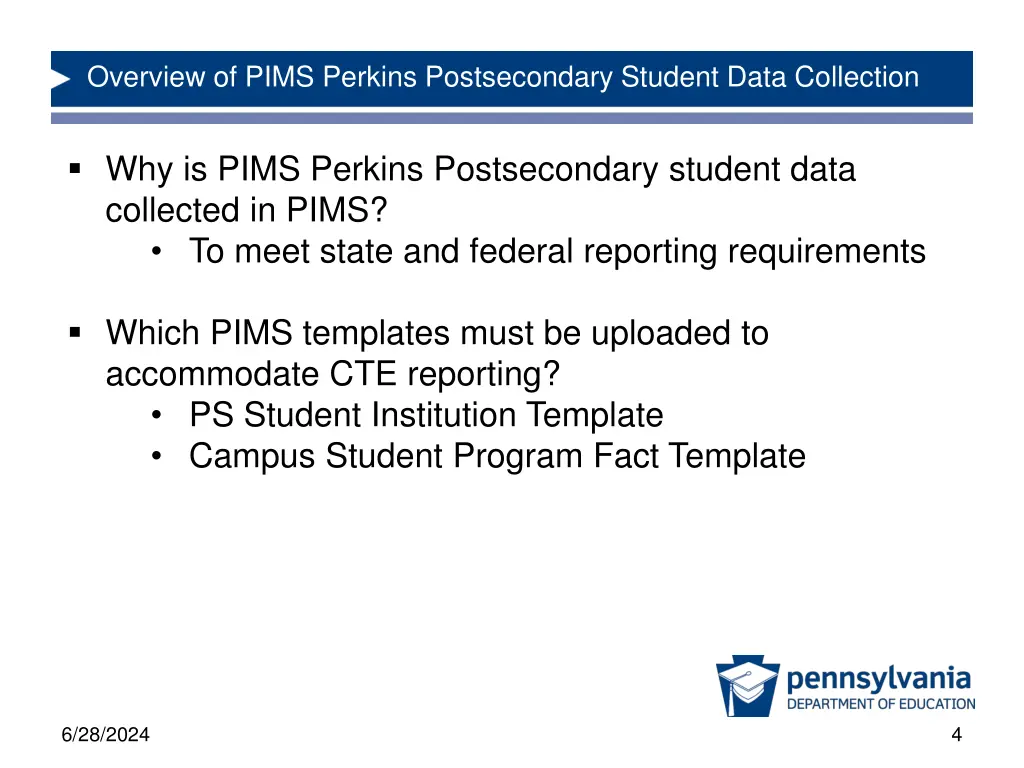 overview of pims perkins postsecondary student