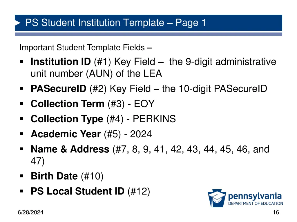 ps student institution template page 1