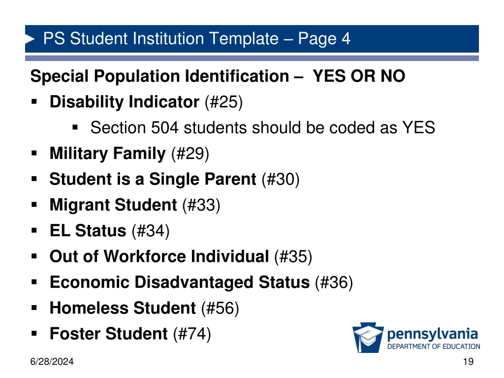 ps student institution template page 4