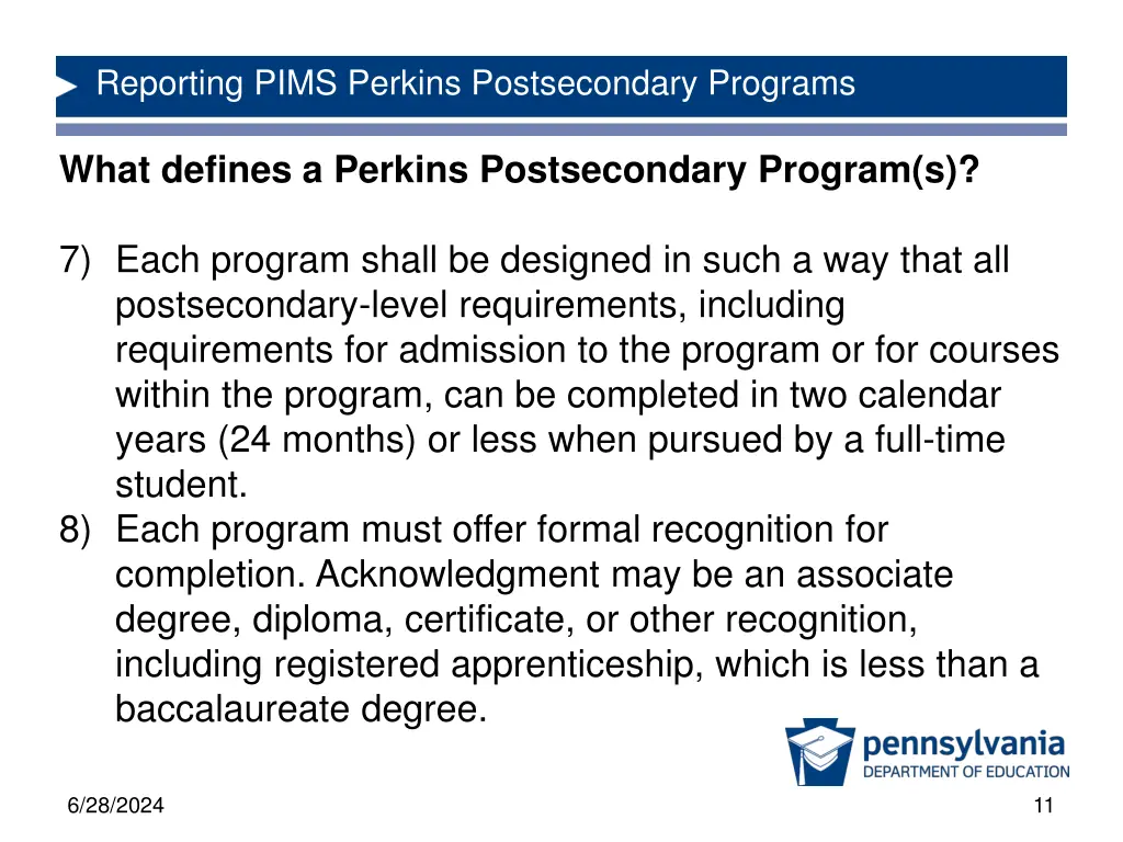 reporting pims perkins postsecondary programs 2