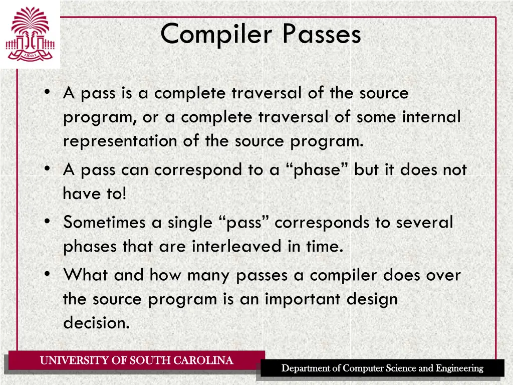 compiler passes