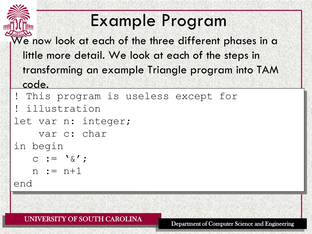 example program