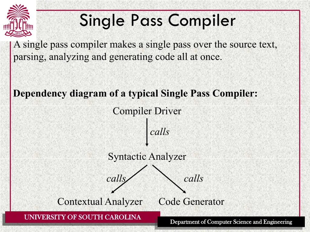 single pass compiler