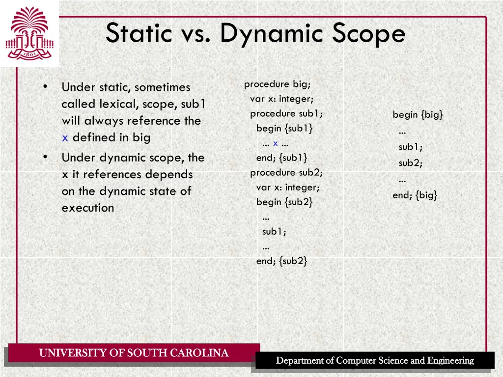 static vs dynamic scope