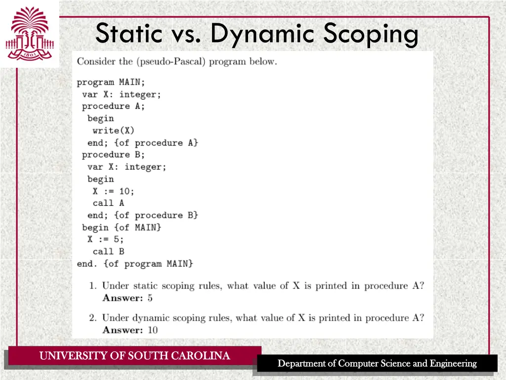 static vs dynamic scoping