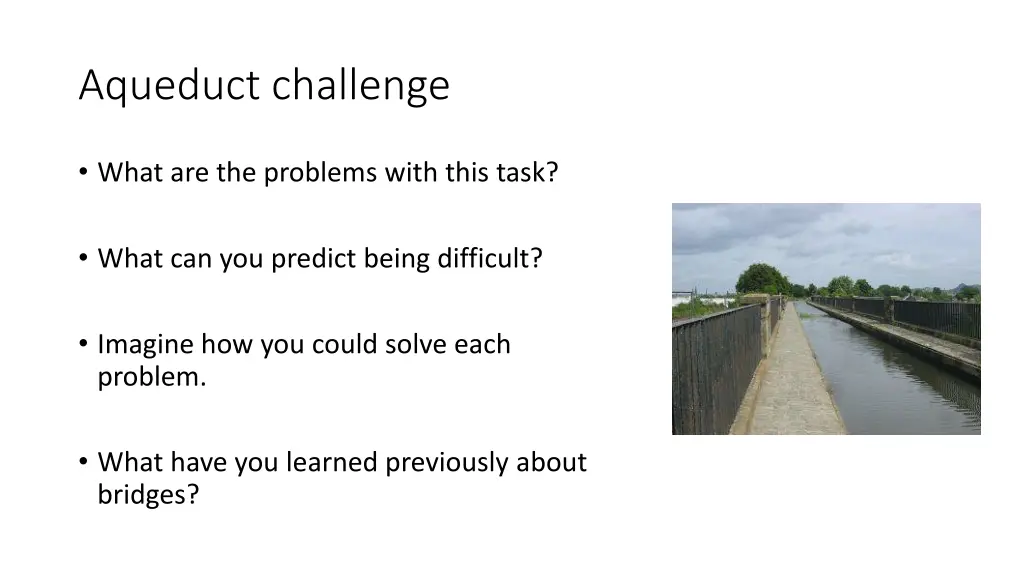 aqueduct challenge 1