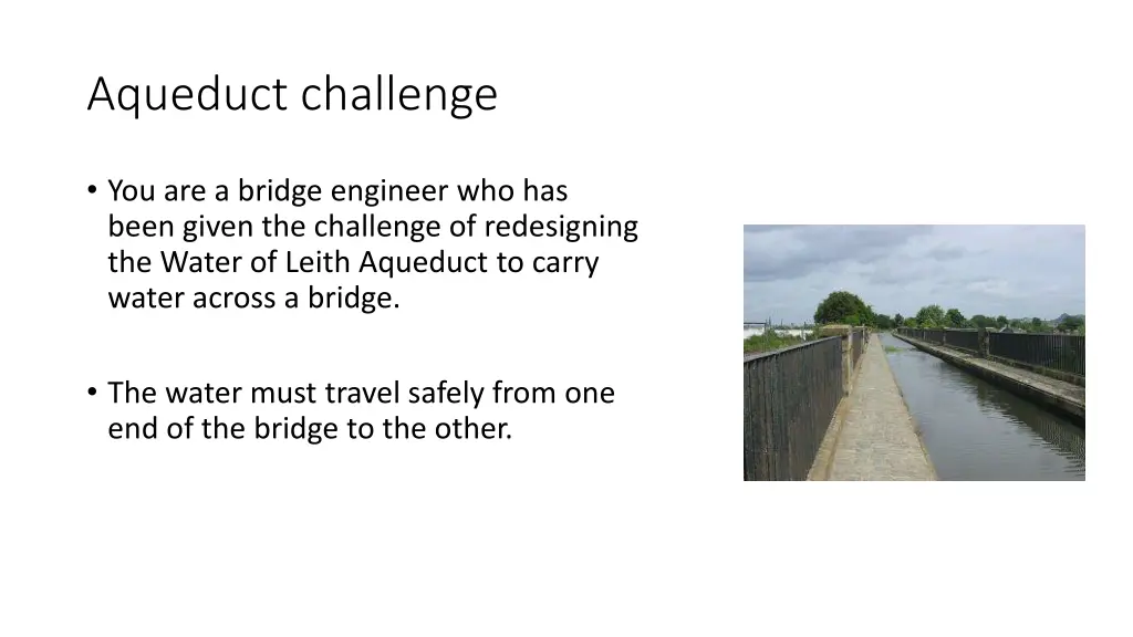 aqueduct challenge