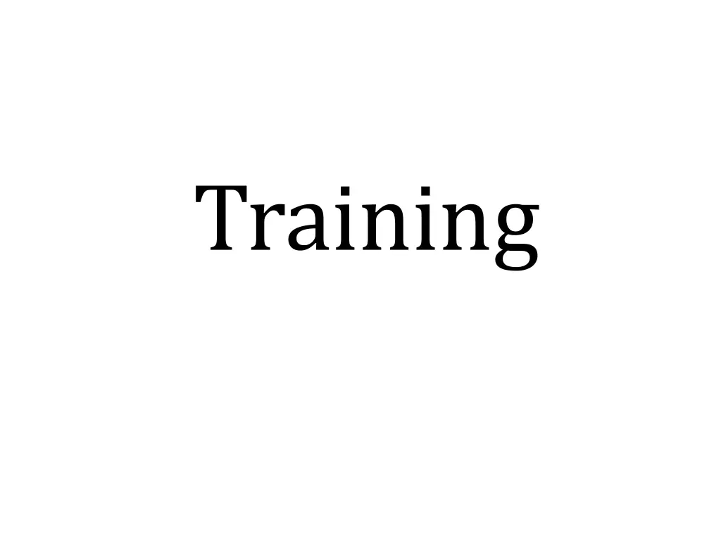 training