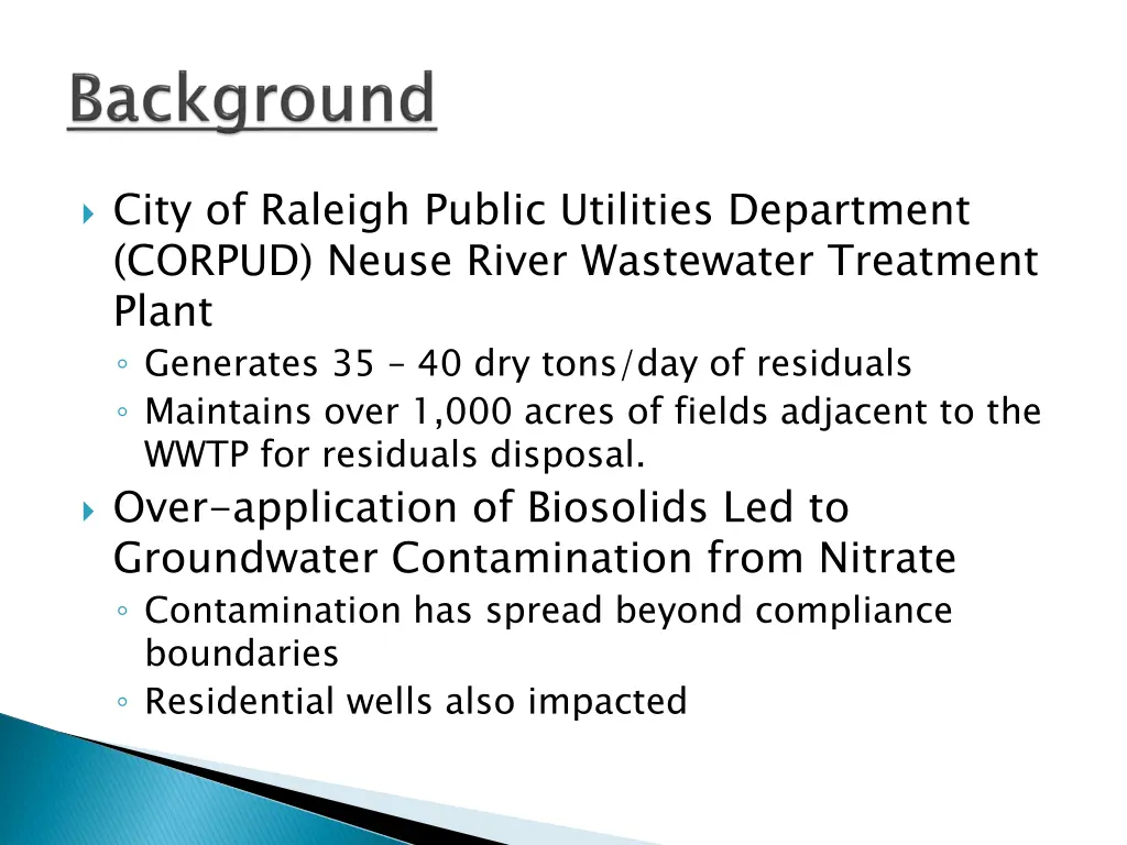 city of raleigh public utilities department