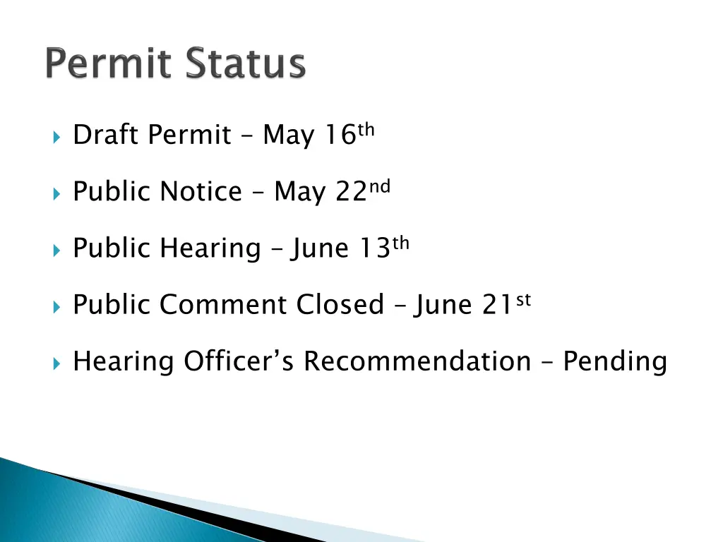 draft permit may 16 th